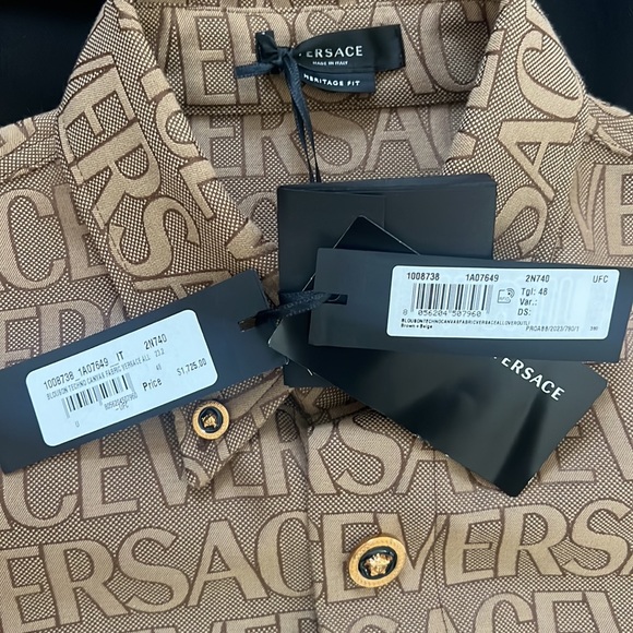 Versace Authentic Monogram Men Jacket - Picture 4 of 4